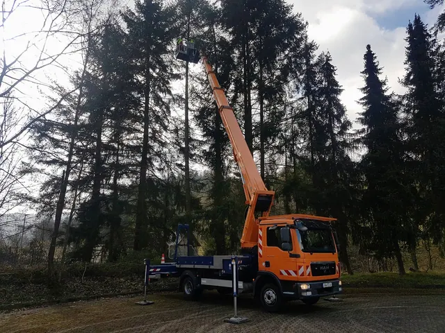 Lkw mit Ladekran